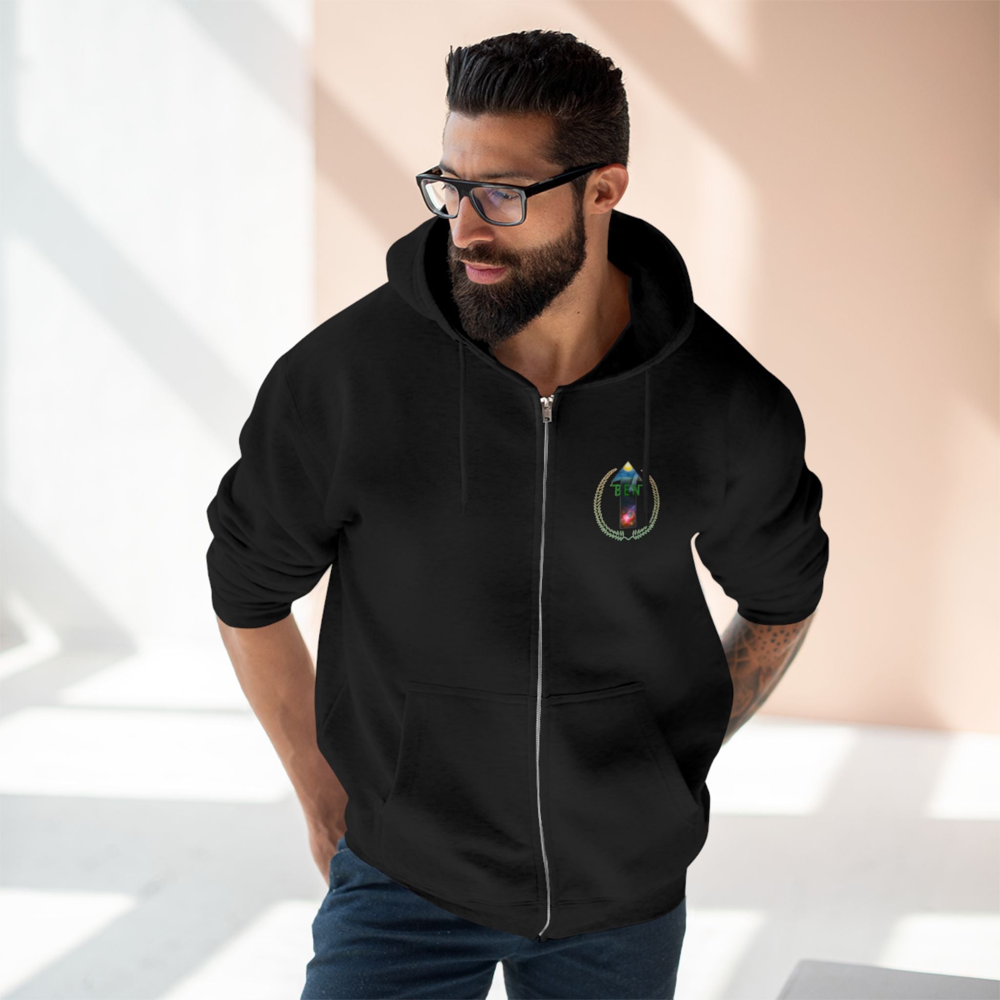 Bless Energy Zip Hoodie – Move With Purpose Edition