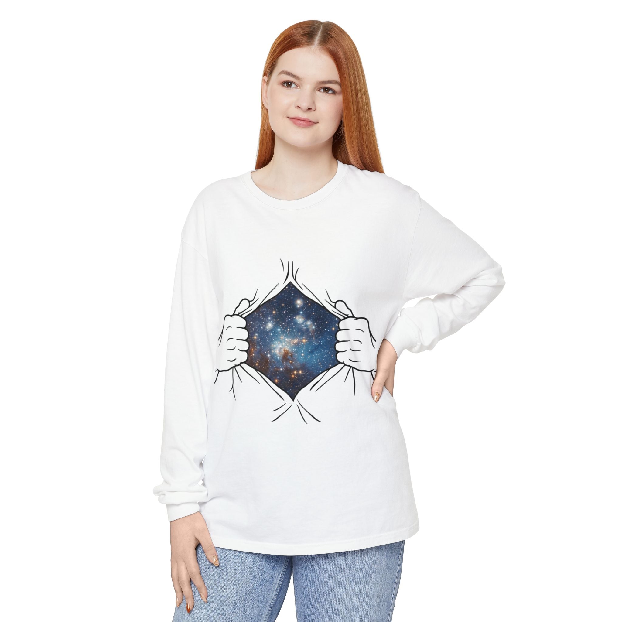 Bless Energy Long Sleeve Tee – Faith Over Fear Edition