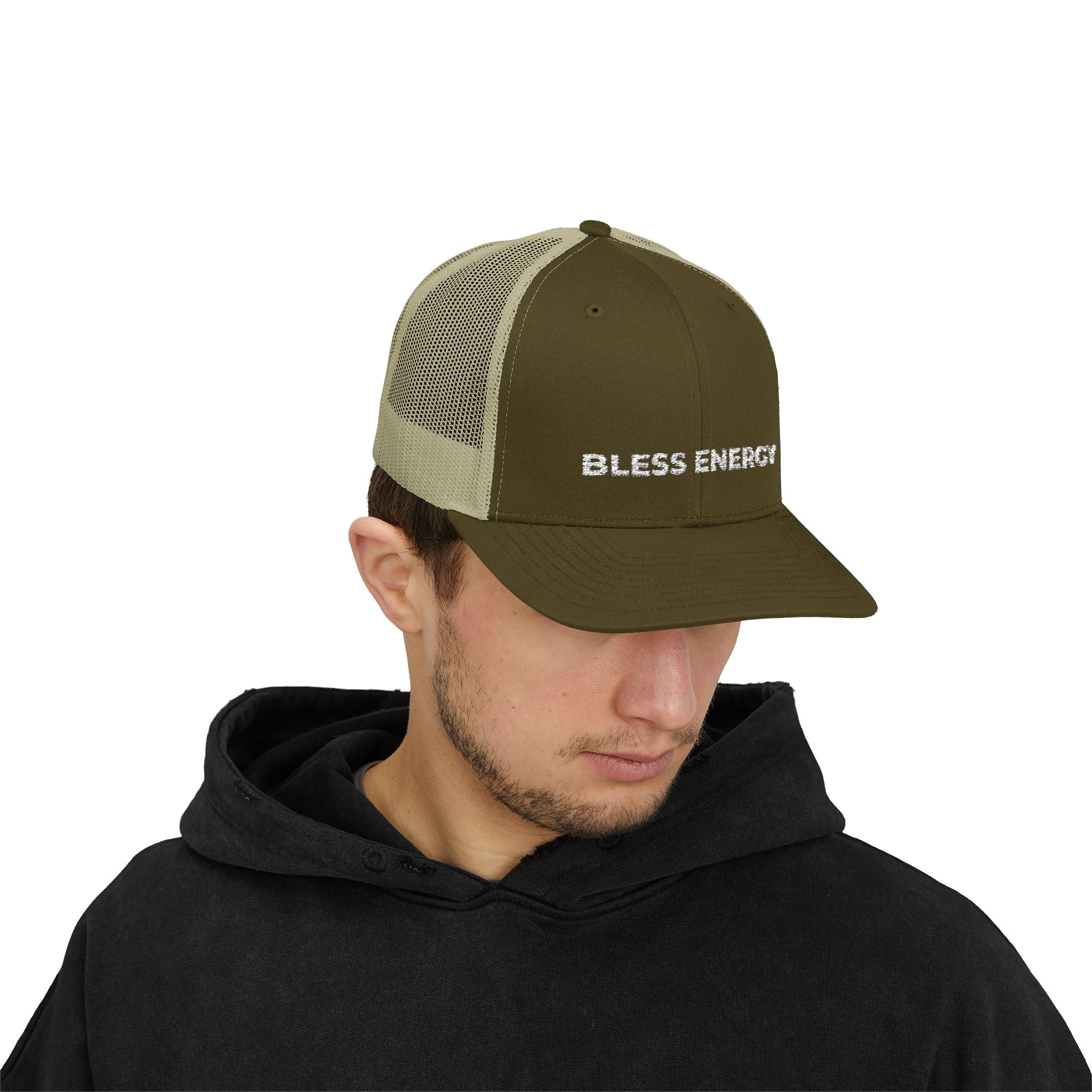 Bless Energy Trucker Cap– Faith Driven Edition
