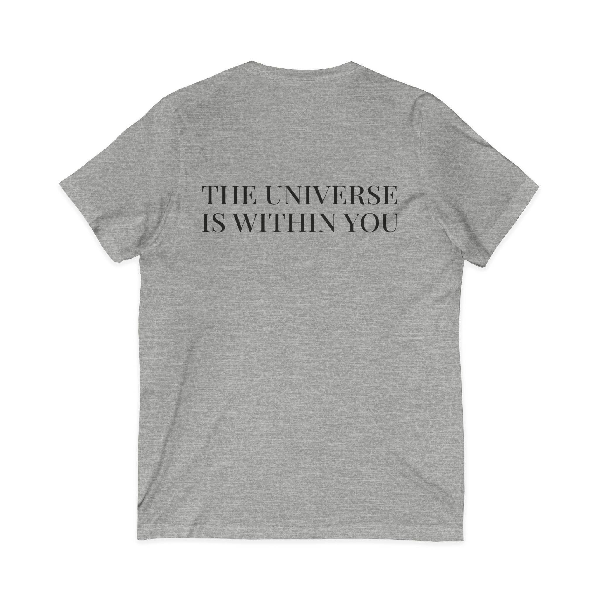 Bless Energy V-Neck Tee – Universe Within Edition