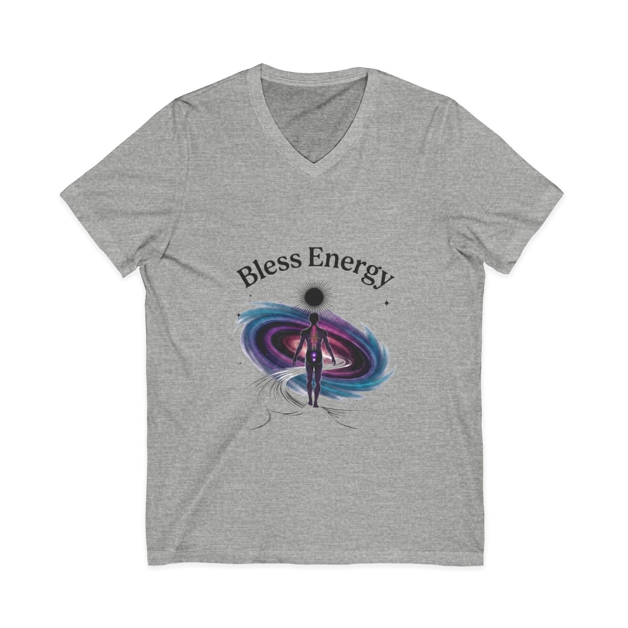 Bless Energy V-Neck Tee – Universe Within Edition