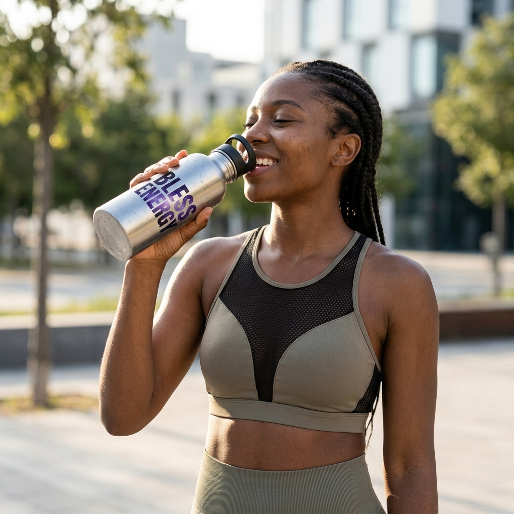 Bless Energy Water Bottle – Hydration Ritual Edition