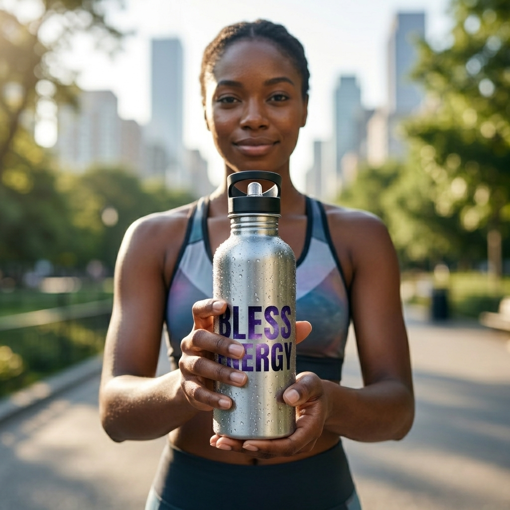 Bless Energy Water Bottle – Hydration Ritual Edition