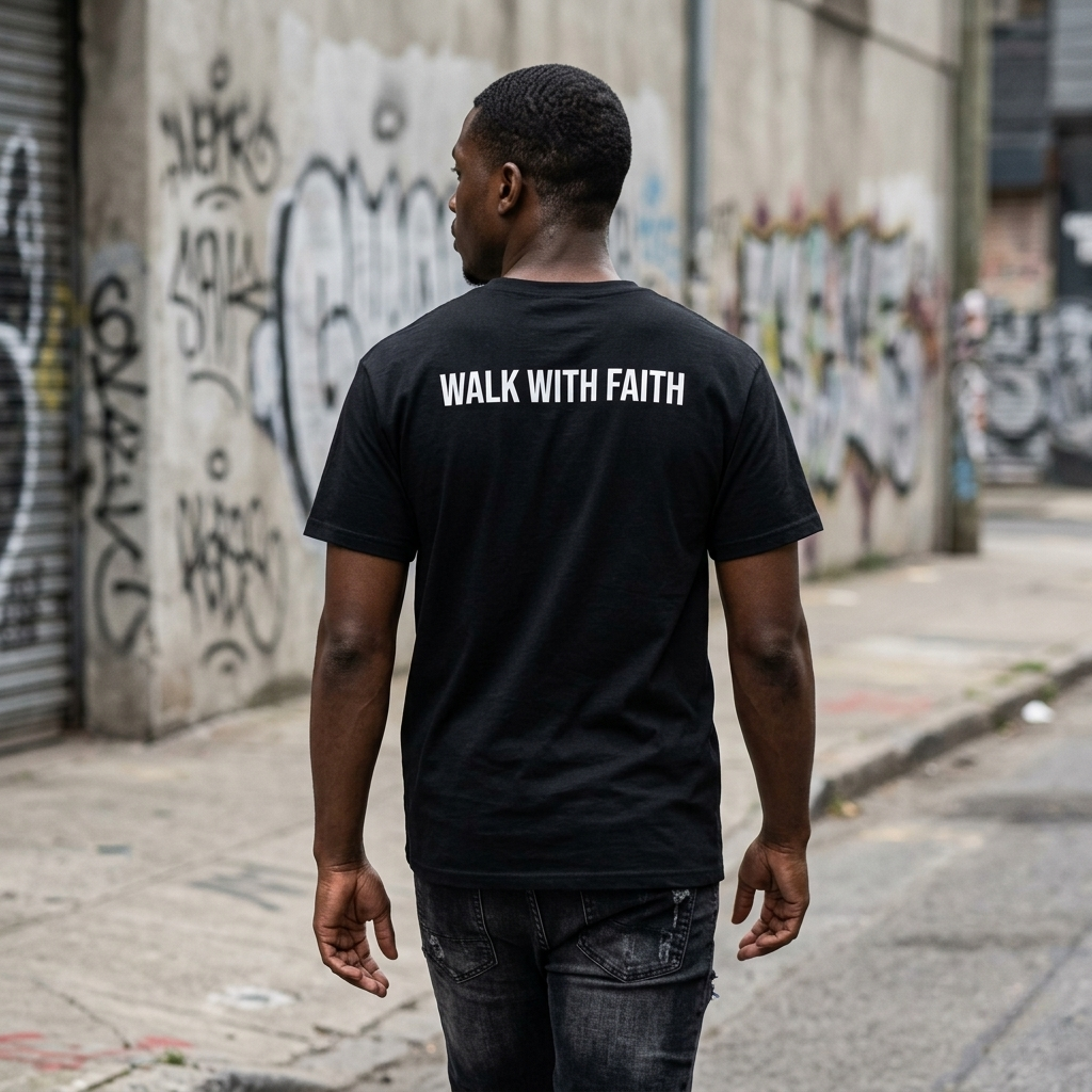 Bless Energy T-Shirt – Walk With Faith Edition