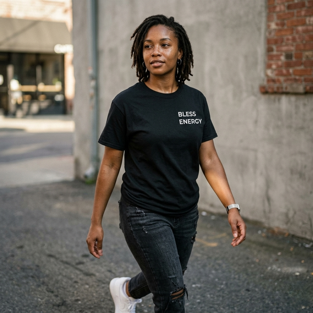 Bless Energy T-Shirt – Walk With Faith Edition