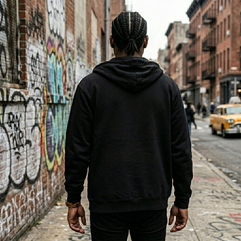 Bless Energy OG Zip Hoodie – Side Script Edition